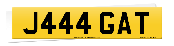Registration number J444 GAT